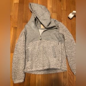 grey altard state sherpa hoodie